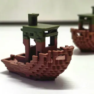 Voxel Benchy Boat
