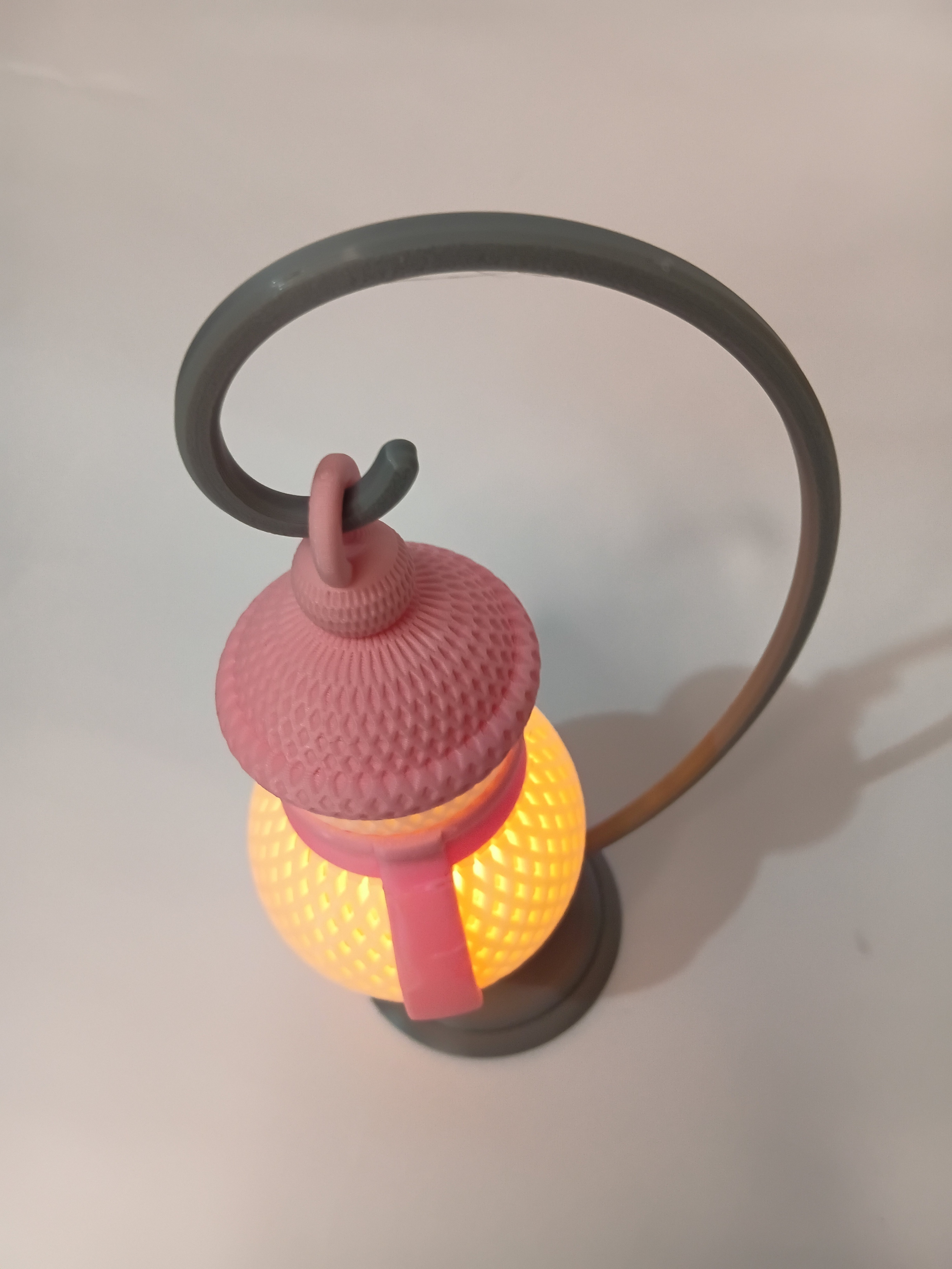 Mini Snowman Tea Light Lantern | 3D Printed Hanging Ornament with Stand | Table Night Lamp Home Decor Gift — photo 4