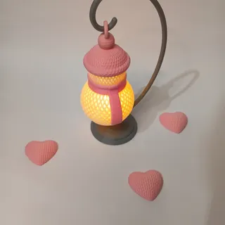 Mini Snowman Tea Light Lantern | 3D Printed Hanging Ornament with Stand | Table Night Lamp Home Decor Gift