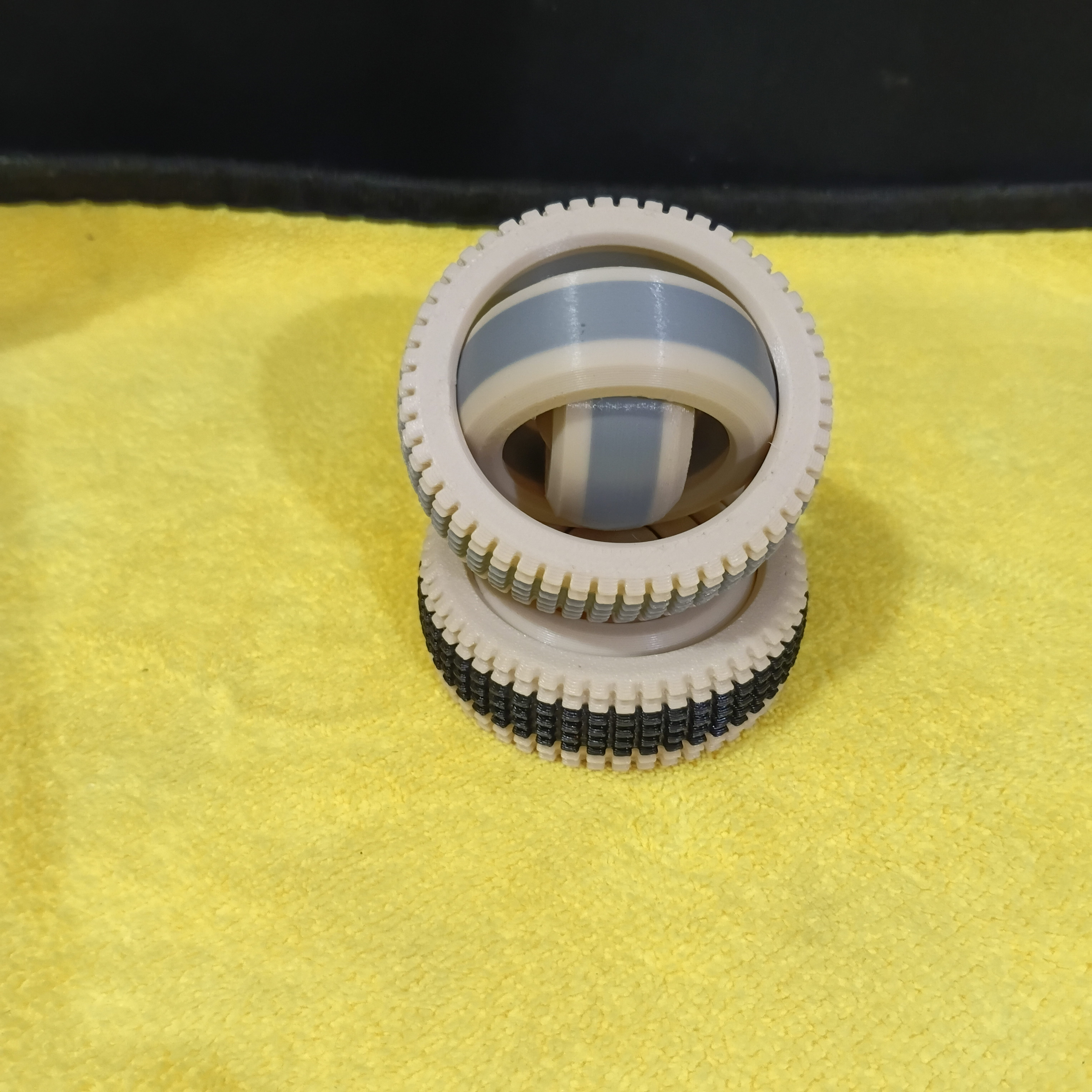 3D Printed Orbital Orb Fidget Toy | Gyroscope Desk Toy | Stress Relief & Sensory Toy | PLA — photo 2