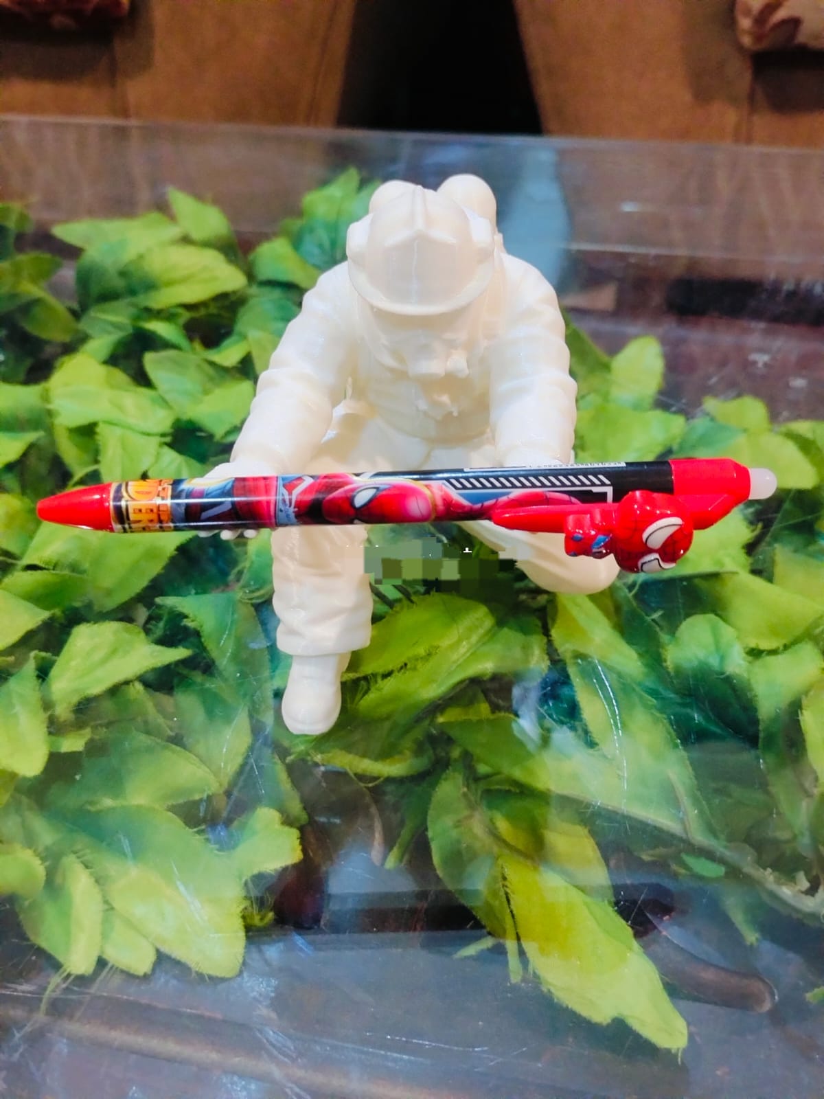 3D Printed Character Pen Holder | Ninja & Firefighter Designs | Desk Organizer | Office & Study Table Accessory — photo 2