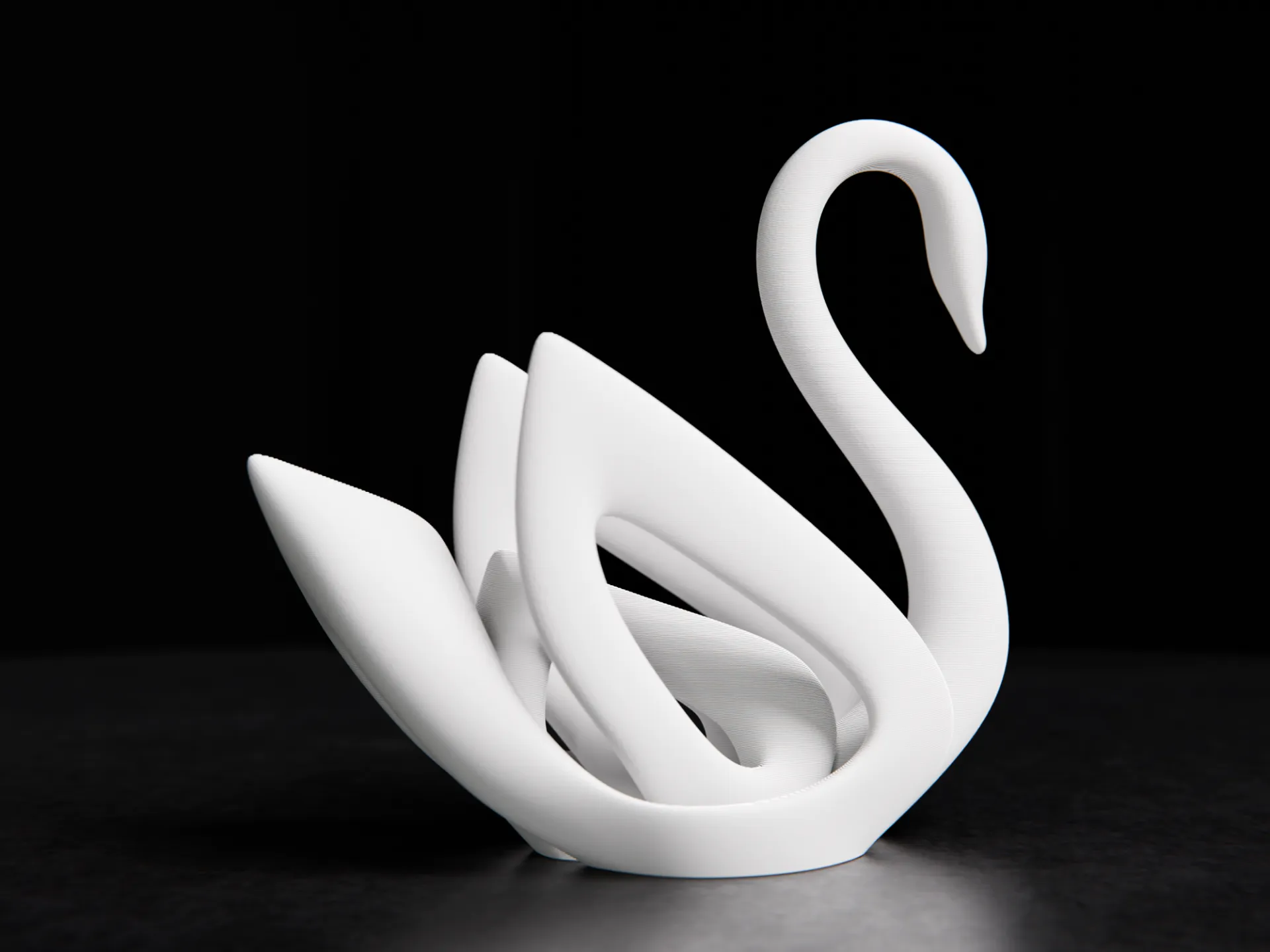 3D Printed Swan Showpiece | Modern Minimalist Home Decor | Decorative Swan Sculpture | PLA — photo 1