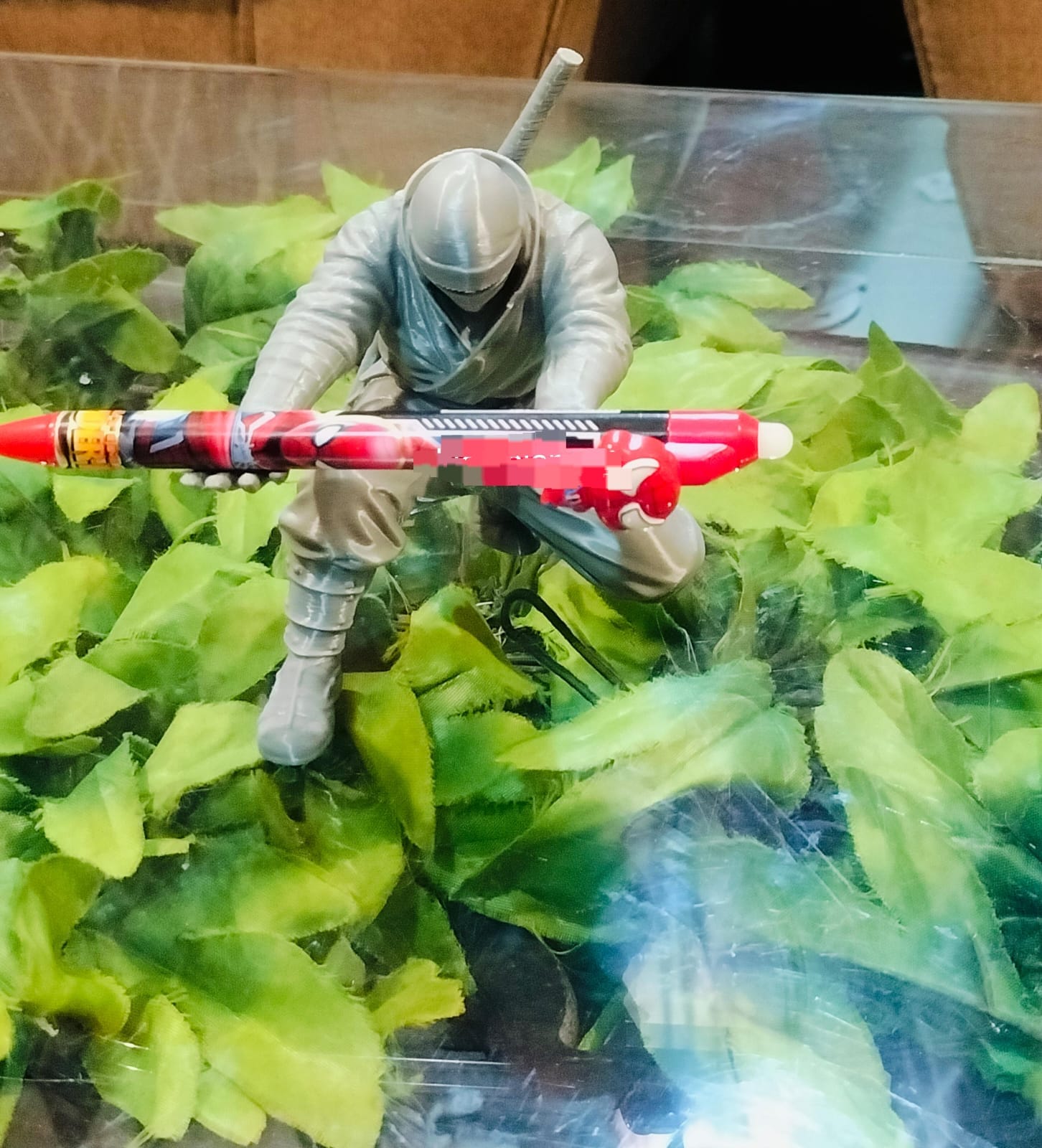 3D Printed Character Pen Holder | Ninja & Firefighter Designs | Desk Organizer | Office & Study Table Accessory — photo 1
