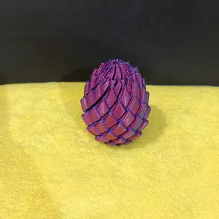 3D Printed Articulated Dragon Egg | Transforming Fidget Egg | Sensory Desk Toy | Collectible Gift