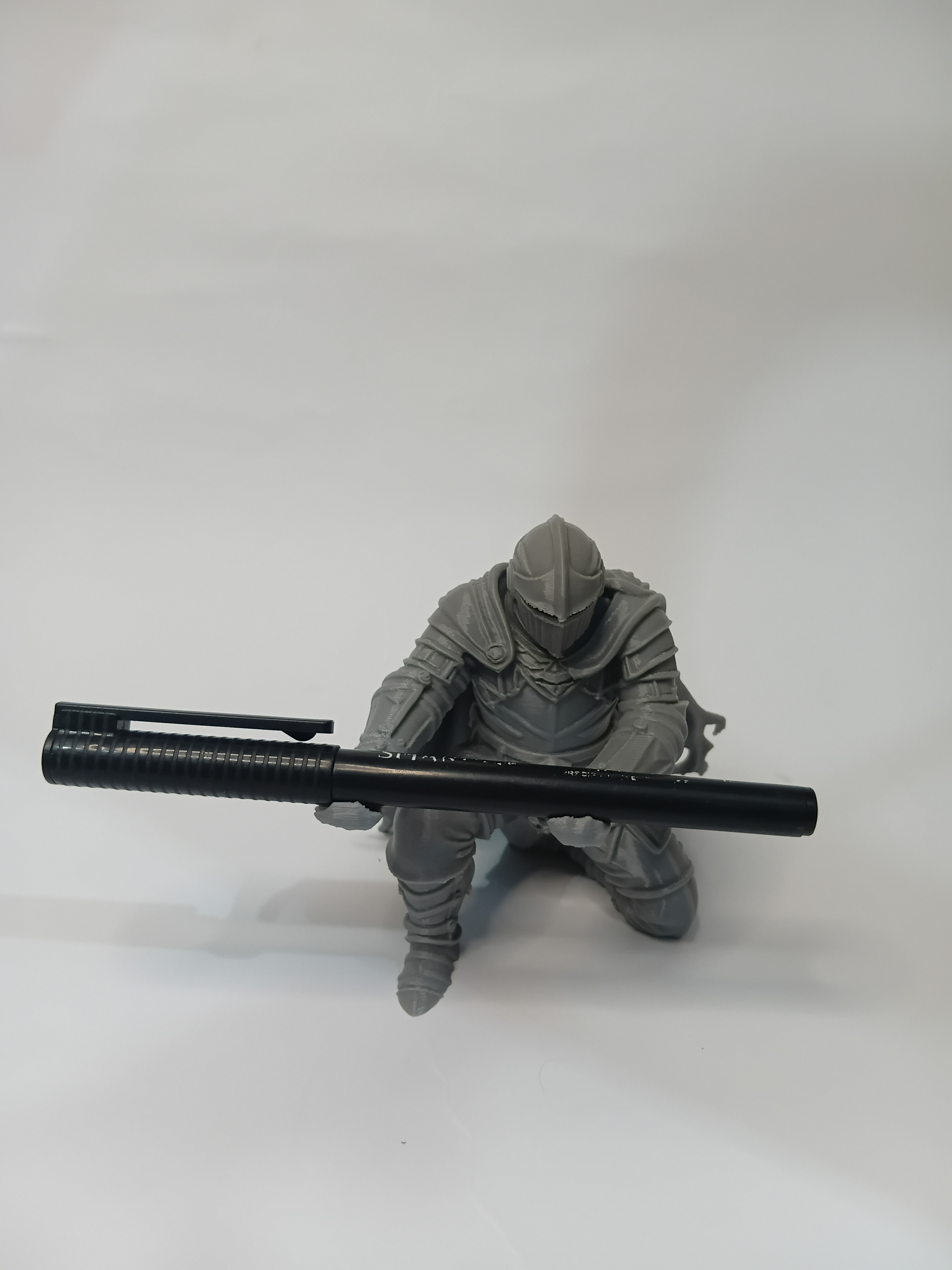 3D Printed Character Pen Holder | Ninja & Firefighter Designs | Desk Organizer | Office & Study Table Accessory — photo 3