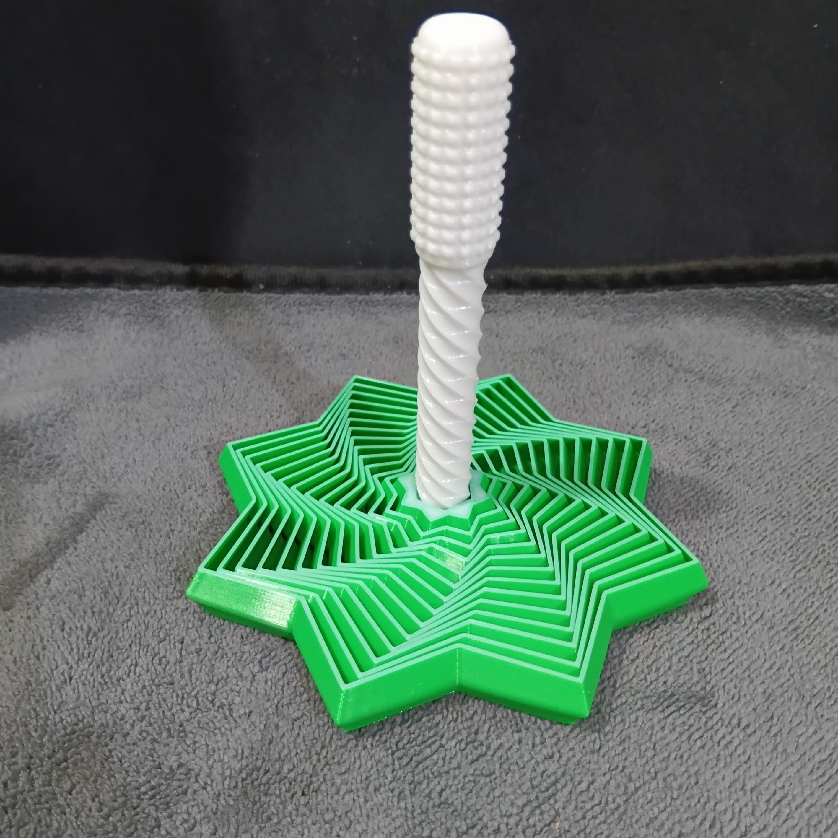 3D Printed Spinny Collapsible Fidget Toy | Optical Illusion Desk Toy | Stress Relief & Sensory Toy | PLA — photo 3